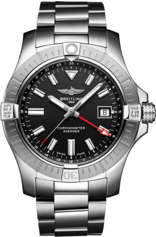 Replica Breitling Avenger Automatic GMT 43 Steel Black A32397101B1A1 Men Watch